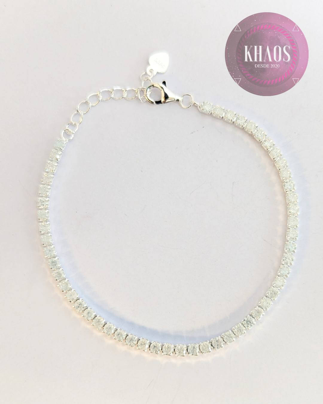 Pulsera Tennis zirconia cubica 3 MM