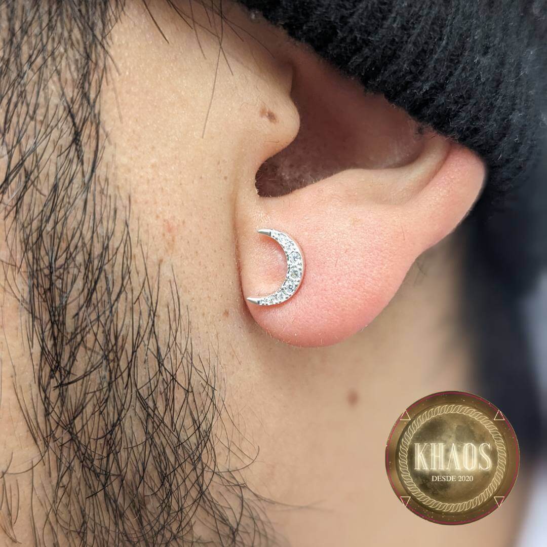 Luna Zirconia Cubica Par